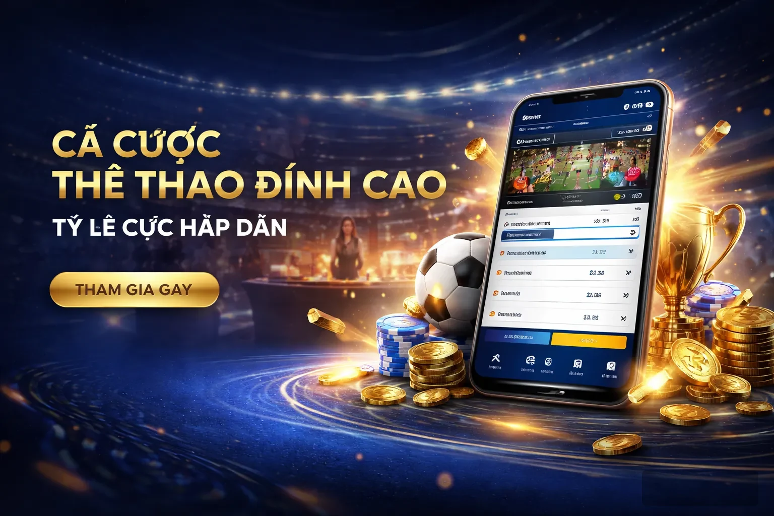 Cá cược thể thao 789club với sân vận động và tỷ lệ cạnh tranh